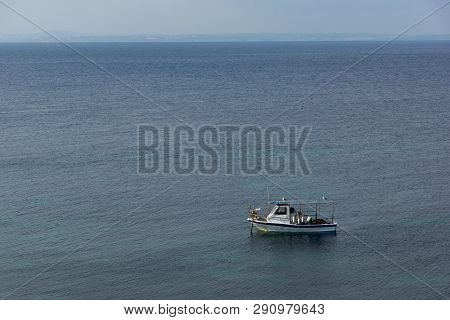 Amazing Seascape Of Gea Beach At Sithonia Peninsula, Chalkidiki, Central Macedonia, Greece