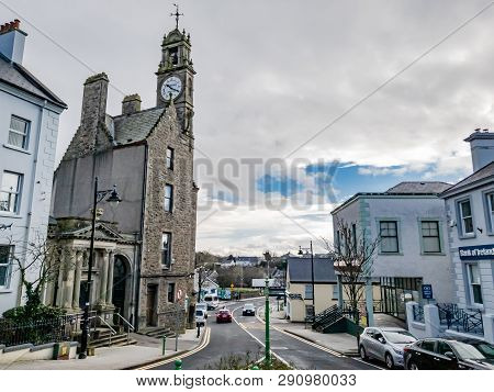 Ballyshannon , Ireland - February 20 2019 : Ballyshannon Is Located At The Southern End Of The Count