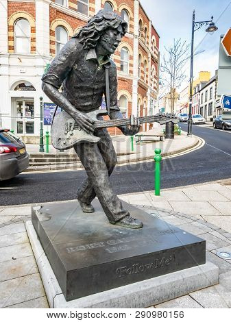 Ballyshannon , Ireland - February 20 2019 : Ballyshannon Is Located At The Southern End Of The Count