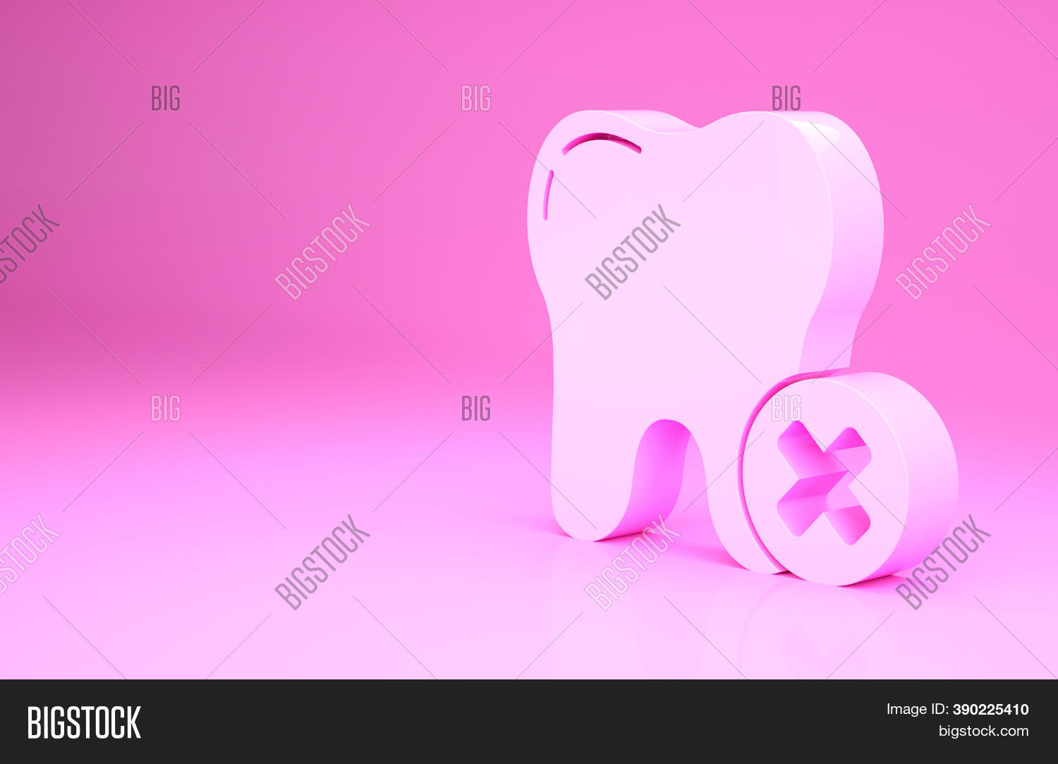 Pink Tooth Caries Icon Image & Photo (Free Trial) Bigstock