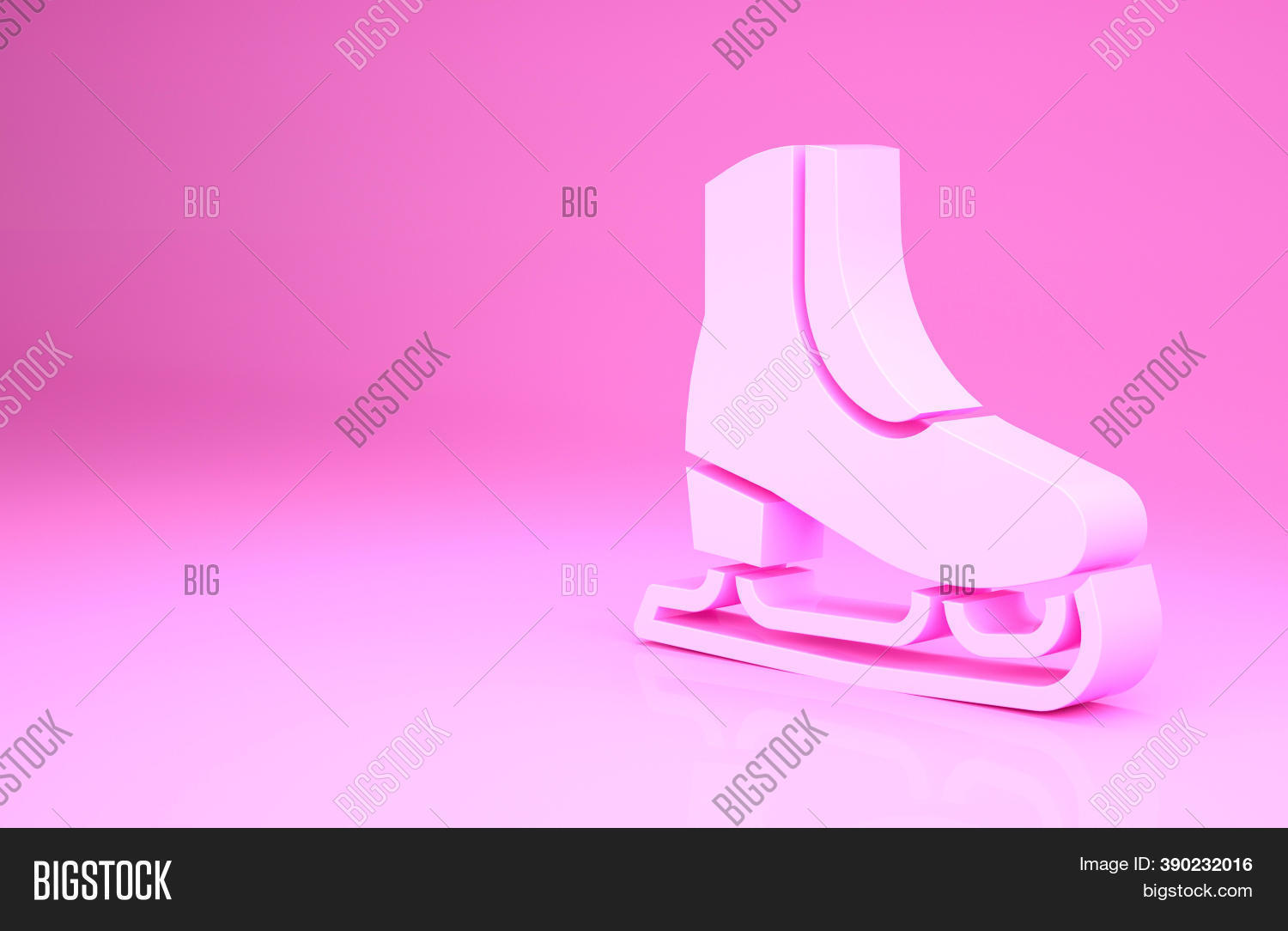Pink Skates Icon Image & Photo (Free Trial) | Bigstock