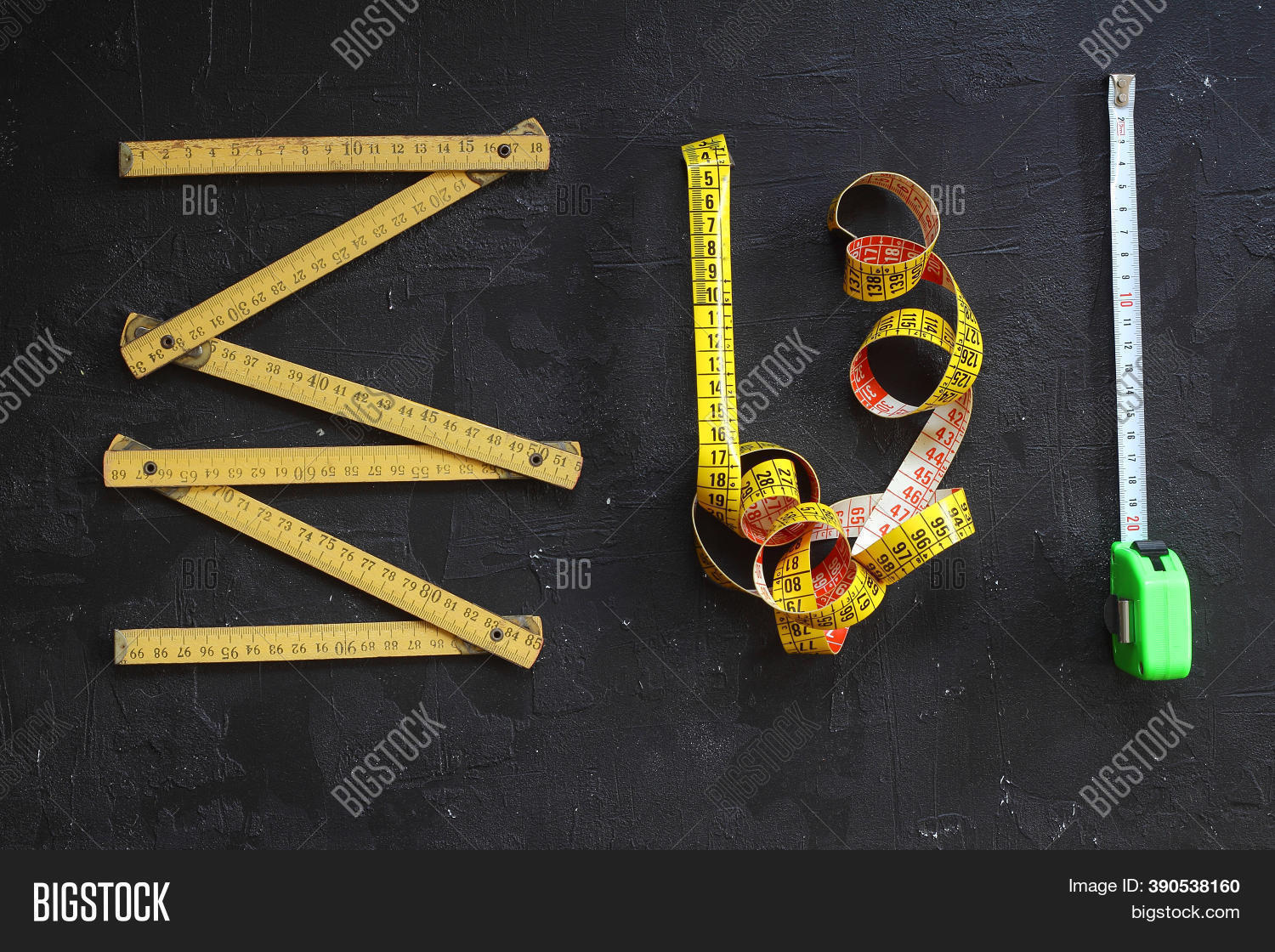 Yellow Measuring Tape Image &amp; Photo (Free Trial) | Bigstock