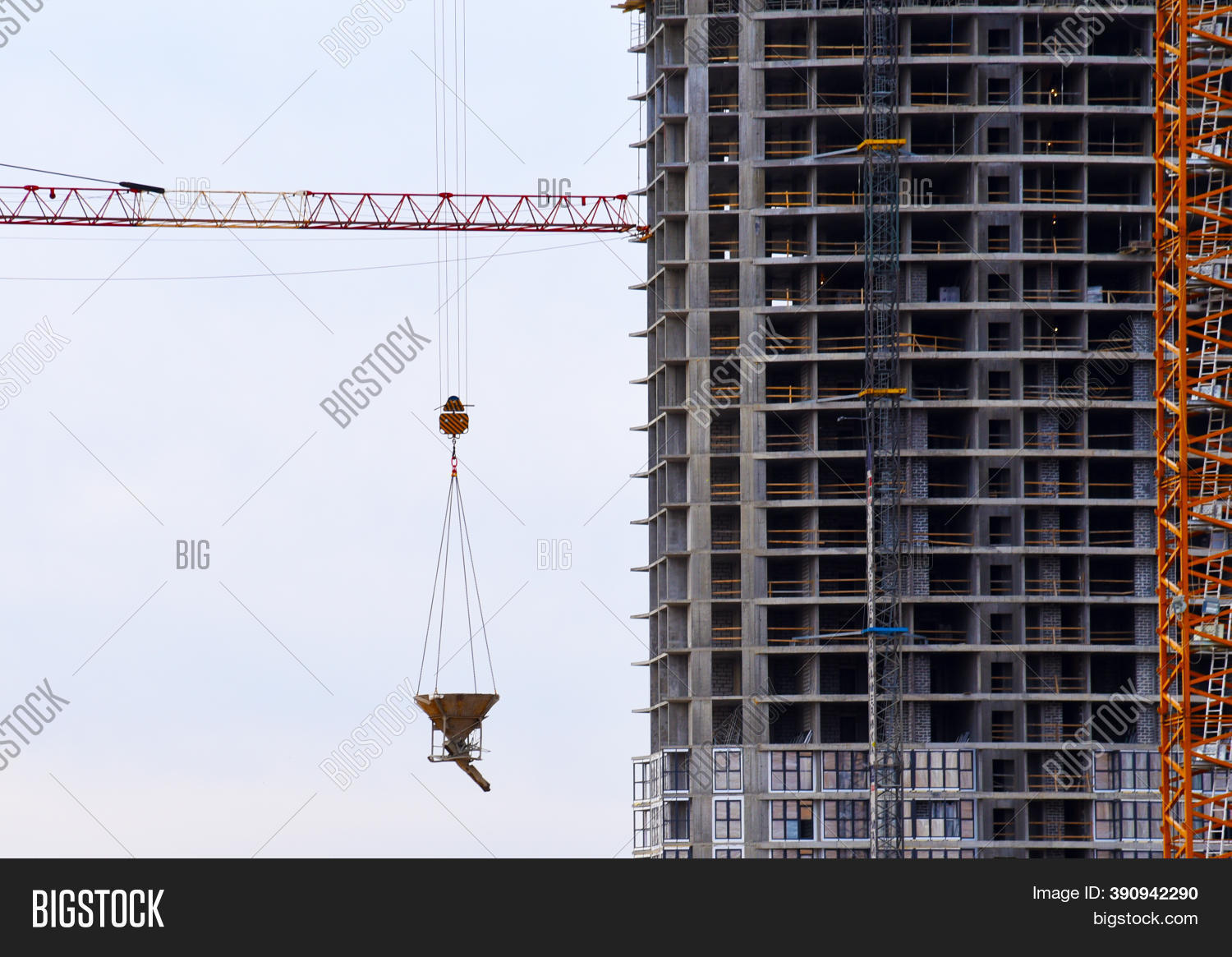 Tower Crane Lifting Image & Photo (Free Trial) Bigstock