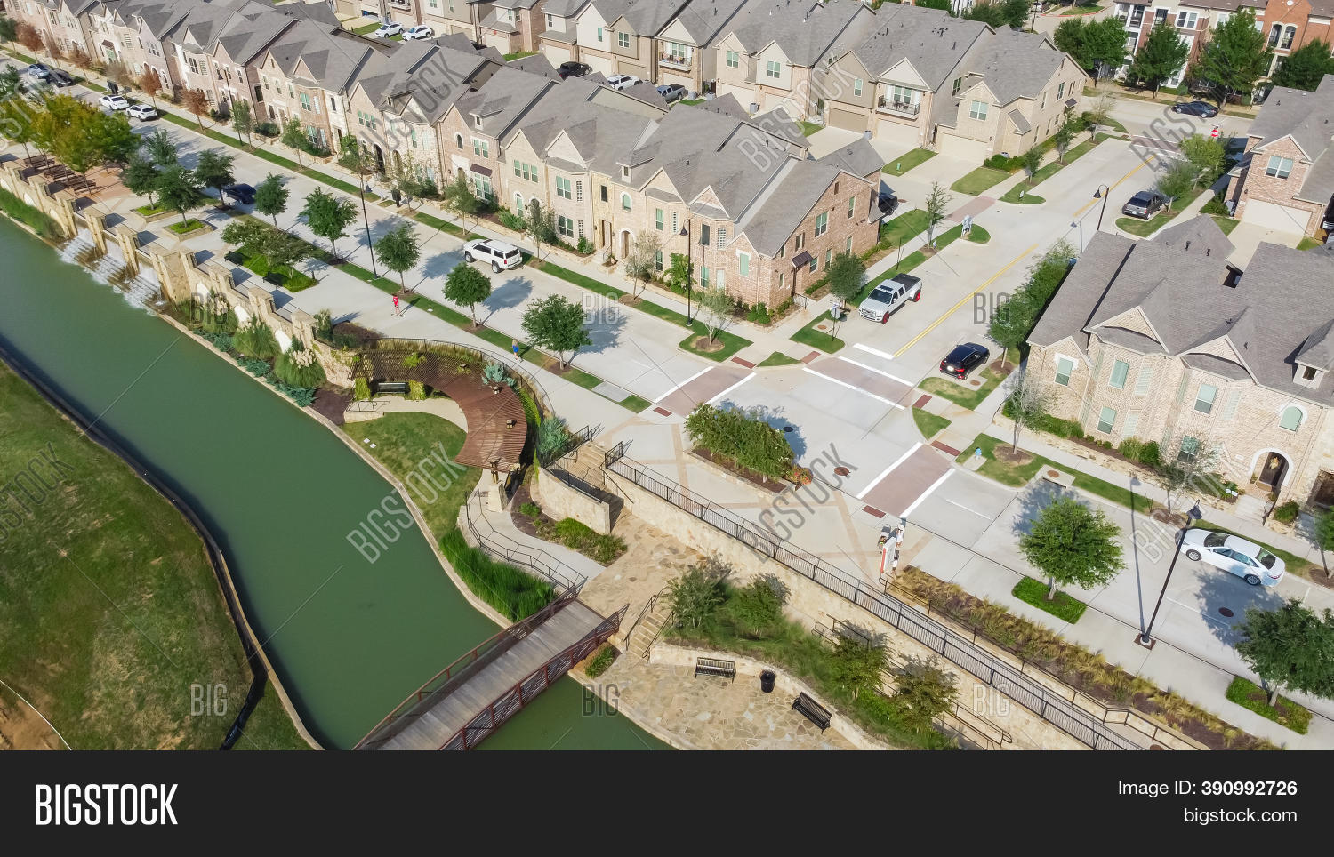 Aerial View Riverside Image & Photo (Free Trial) Bigstock