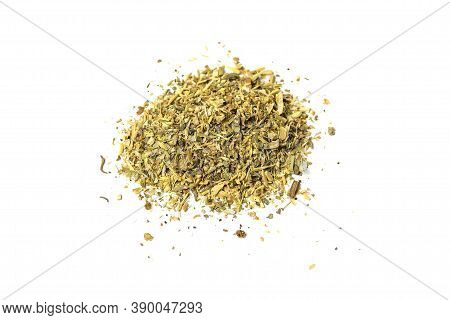 Makhorka. Analogue Of Tobacco. Close-up On A White Background.