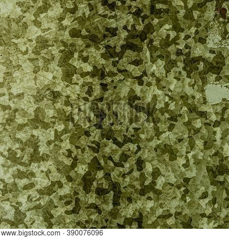 Khaki Texture Background. Watercolor Camouflage Illustration. Grey Military Textile. Modern Commando