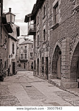 Poble Espanyol(traditional architectural complex) in Barcelona, Spanien