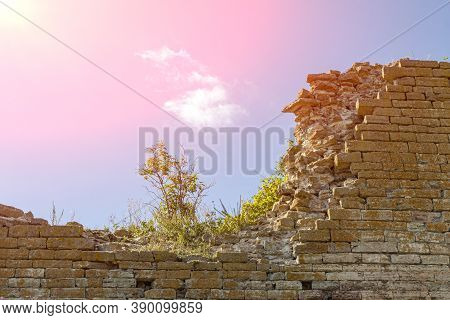 The Ruins Of The Wall Of The Old Kerp Fortress.