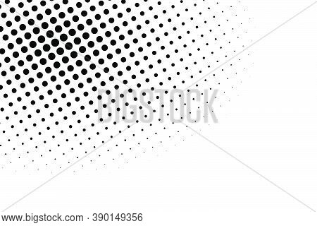 Circle Halftone, Screentone Vector Illustrations. Dots, Dotted, Speckles Vector Illustration
