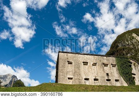 Kluze Fortress, Of The Austrian Empire, First World War. It Was Built In The Koritnica River Valley 