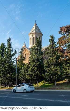 Armenian Church In Tbilisi. Old Architecture In Avlabari. Religion