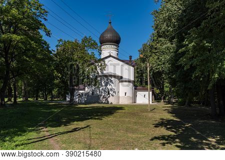 Cathedral Of Our Lady Sovereign. Gdov Fortress. The Cathedral Was Built In 1991 On The Site Of The A