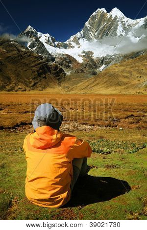 Sightseeing i Cordiliera Huayhuash, Peru, Sydamerika