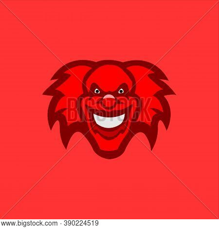 Head Joker Mascot Logo, Joker Logo Vector Template