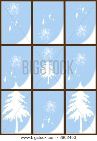 Winter Scene Through Image & Photo (Free Trial) | Bigstock