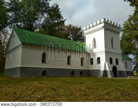 Side View Of Historic Manor House And Museum