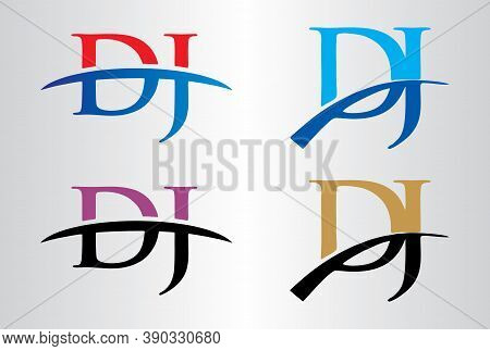 Dj Logo Design With Creative Modern Trendy Typography Minimalist, Creative, Unique, Simple, Flat, Mo