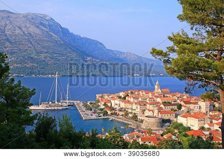 Isola di Korcula e la città, Croazia