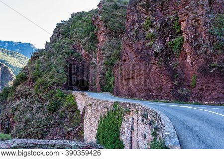 Gorges De Daluis Or Chocolate Canyon As It Is Called By Locals Because Of The Rocks Color Formed By 