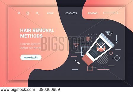 Depilatory Cream Tube Hair Removal Methods Concept Epilation And Depilation Instrument Copy Space Ho