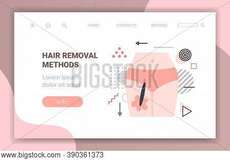 Depilatory Sugar Paste Sugaring Procedure Hair Removal Methods Concept Epilation And Depilation Inst