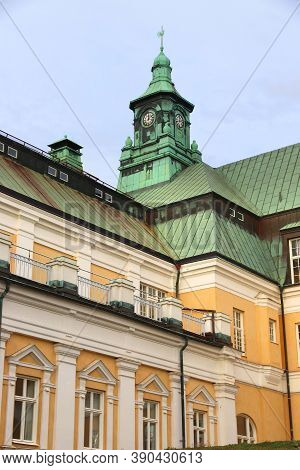 Secondary School (gymnasieskola Or Gymnasium In Swedish) In Jonkoping, Sweden.