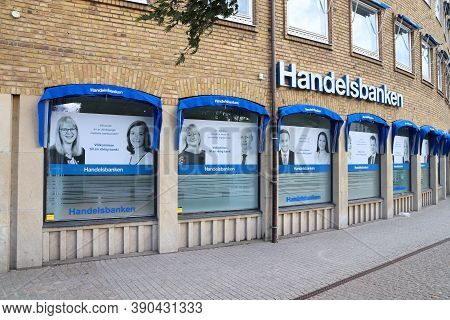 Jonkoping, Sweden - August 25, 2018: Handelsbanken Bank In Jonkoping, Sweden. It Is One Of Largest B