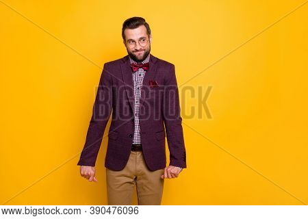 Photo Of Handsome Cool Clothes Stylish Guy Boyfriend Shy Look Girlfriend Prom Party Inviting Dance W