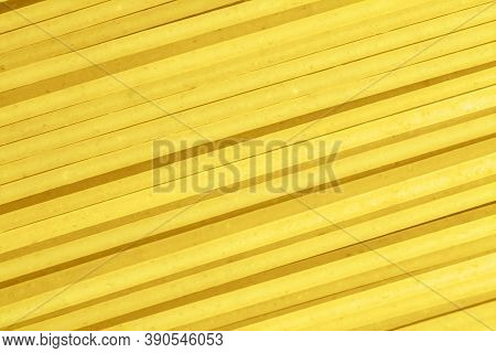 Close Up Macro Of Uncooked Spaghetti Italian Pasta