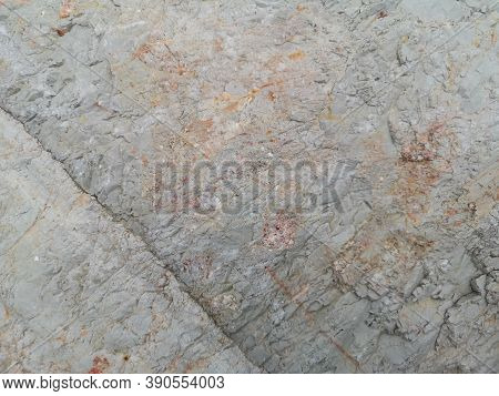 Natural Black Slate Stone Background Pattern, Surface Rough Texture Rock Material Nature, Top View C