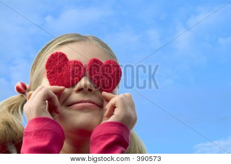  Ragazza con il cuore
