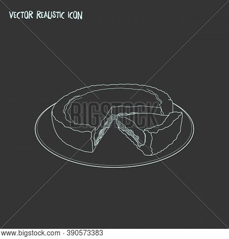 North Dakota Icon Line Element. Vector Illustration Of North Dakota Icon Line Isolated On Clean Back