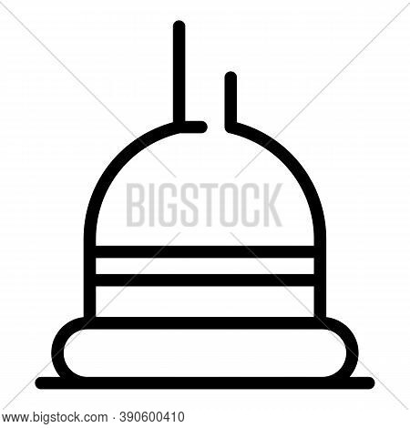 Plunger Icon. Outline Plunger Vector Icon For Web Design Isolated On White Background