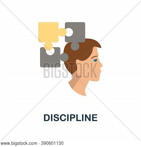 Discipline Icon. Simple Element From Business Growth Collection. Creative Discipline Icon For Web De