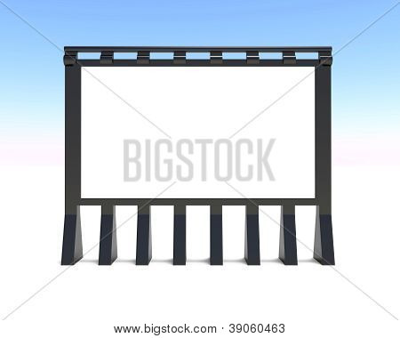 leere Anzeige Plakat
