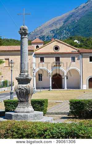 Kościół różaniec. Maratea. Basilicata. Włochy.