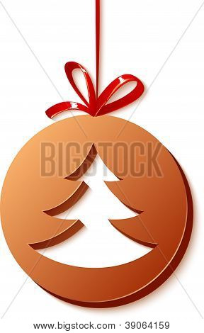 Cristmas čokoládové koule se stromem