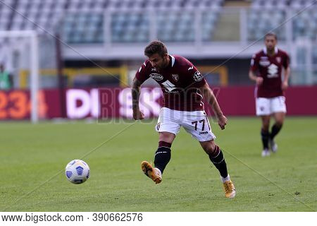 Torino, Italy. 18th October 2020. Karol Linetty Of Torino Fc In Action   During The Serie A Match  B