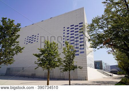 Bordeaux , Aquitaine / France - 16 10 2020 : Meca Modern Architectural Design Building In Bordeaux I