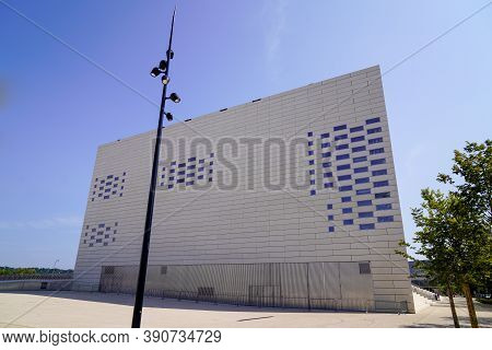 Bordeaux , Aquitaine / France - 16 10 2020 : Meca Artist Residencies Building New Modern For Exhibit