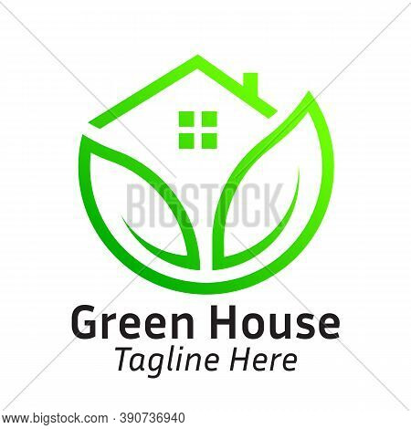 House Green Logo Design Template Vector Creative