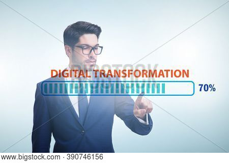 Digital transformation and digitalization concept
