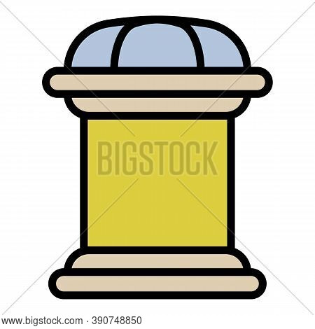 Publicity Outdoor Advertising Icon. Outline Publicity Outdoor Advertising Vector Icon For Web Design