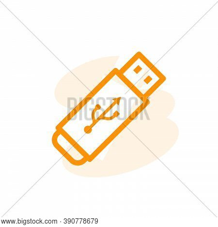 Flash Disk Icon Design Template
