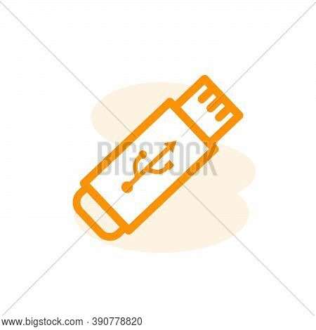 Flash Disk Icon Design Template