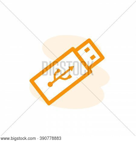 Flash Disk Icon Design Template