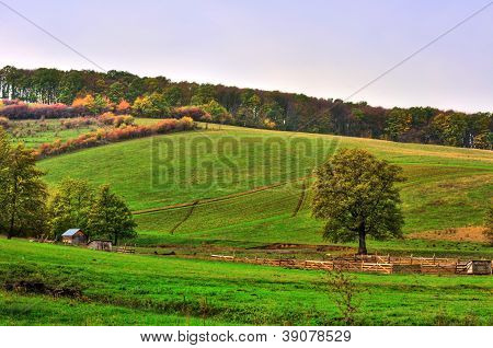 obszarów wiejskich lanscape HDR