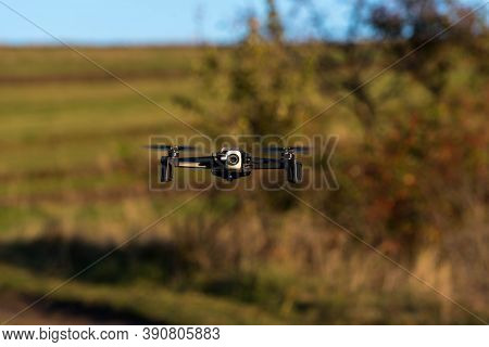 Miercurea Ciuc, Romania- 21 October 2020: Flying Parrot Anafi 4 K 21 Megapixel Drone Camera.