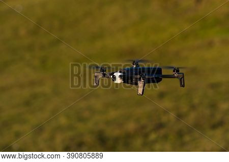 Miercurea Ciuc, Romania- 21 October 2020: Flying Parrot Anafi 4 K 21 Megapixel Drone Camera.