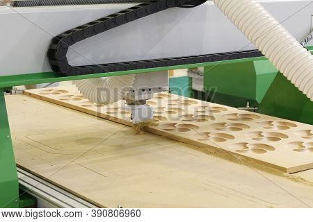 Cnc Milling Machine. Machine For High-quality Milling And Engraving Surfaces Of Parts. Milling And E